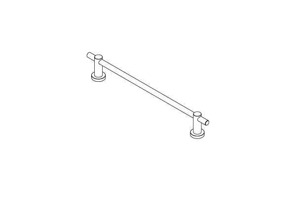 Maddox Hanging Rail 75mm Projection